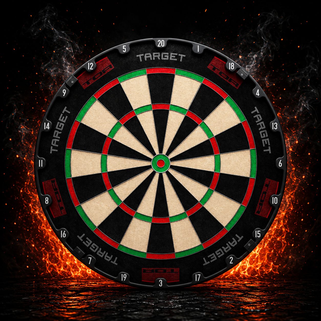 Target TOR Dartboard in professioneller Turnierqualität mit hochwertigem Sisal