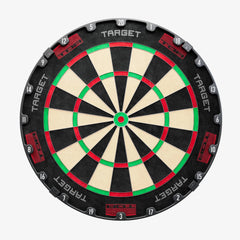 Target TOR Dartscheibe mit dünnem Drahtsystem und PDC Standardmaßen