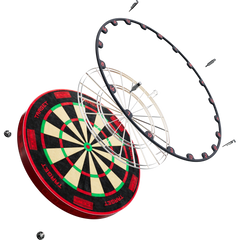 Target TOR EVO Dartboard – Sisal-Dartscheibe – Befestigung und Zubehör