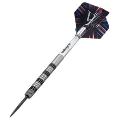 Frontansicht des Unicorn James Wade Phase 2 Premier Steeldarts 90 Prozent Tungsten