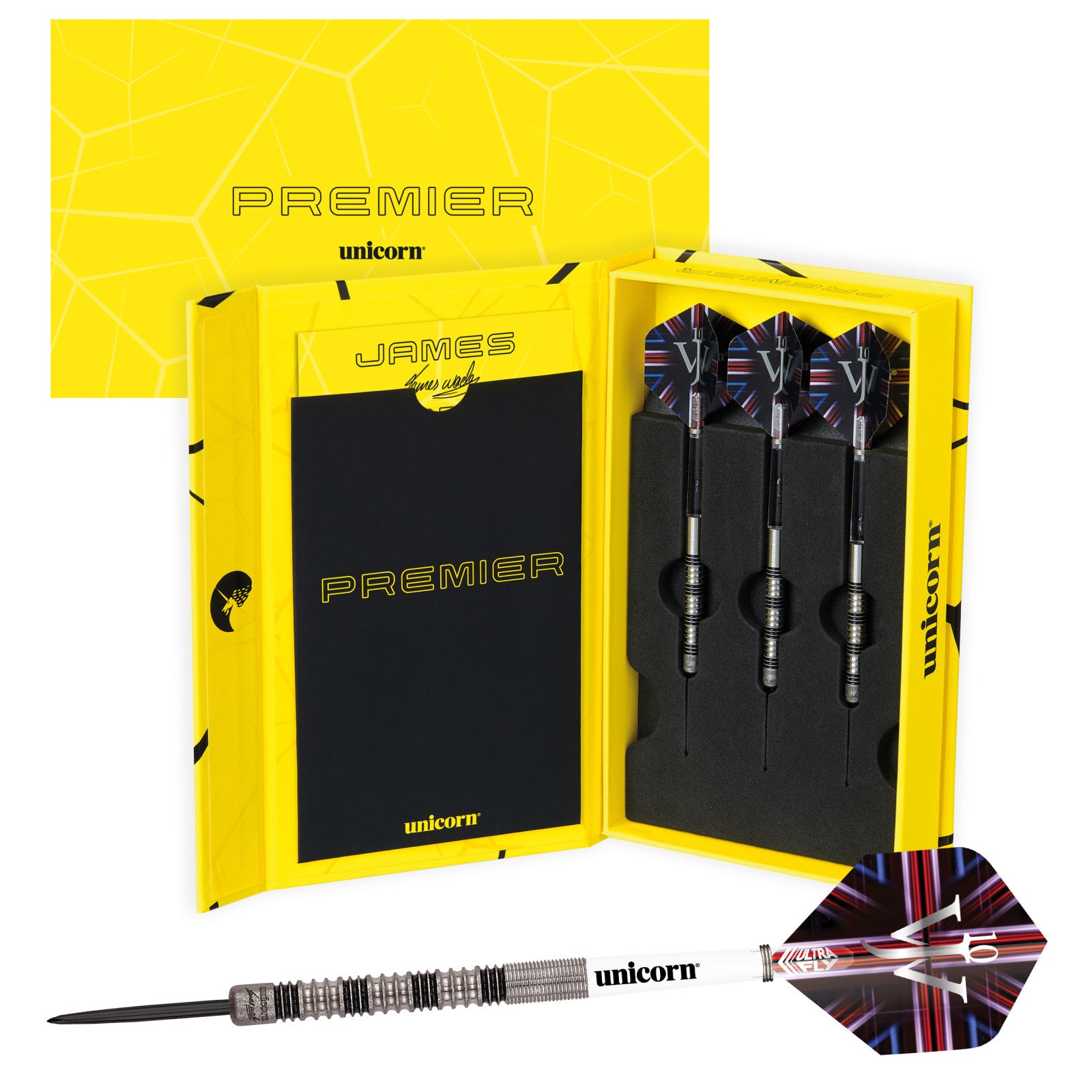 Unicorn James Wade Phase 2 Premier Profi Steeldart für ambitionierte Dartspieler