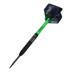 Frontansicht des Unicorn Wraith Cameron Menzies Steeldarts 90 Prozent Tungsten