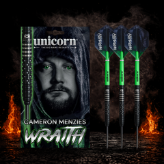 Unicorn Wraith Cameron Menzies Steeldart 90 Prozent Tungsten in Profiqualität