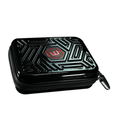 Winmau Armor G2 Dart Wallet zur sicheren Aufbewahrung von Dartpfeilen und Zubehör in schwarz