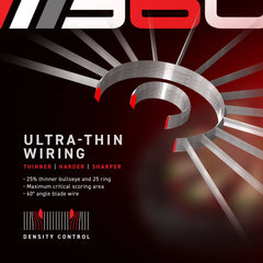 Winmau Blade 360 Triple Core Dartboard mit reduziertem Bounce Out Wire System