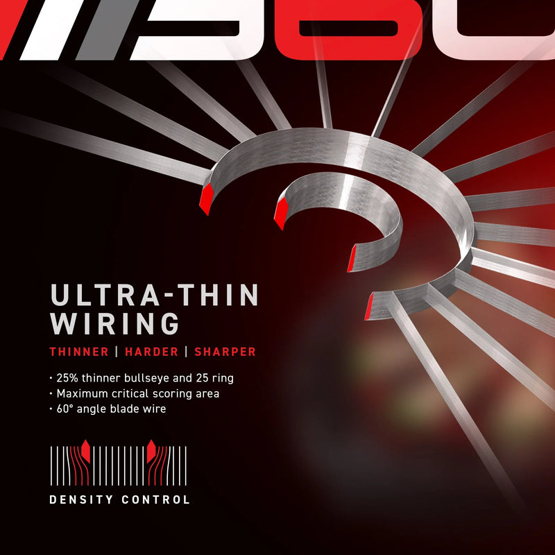 Winmau Blade 360 Triple Core Dartboard mit reduziertem Bounce Out Wire System