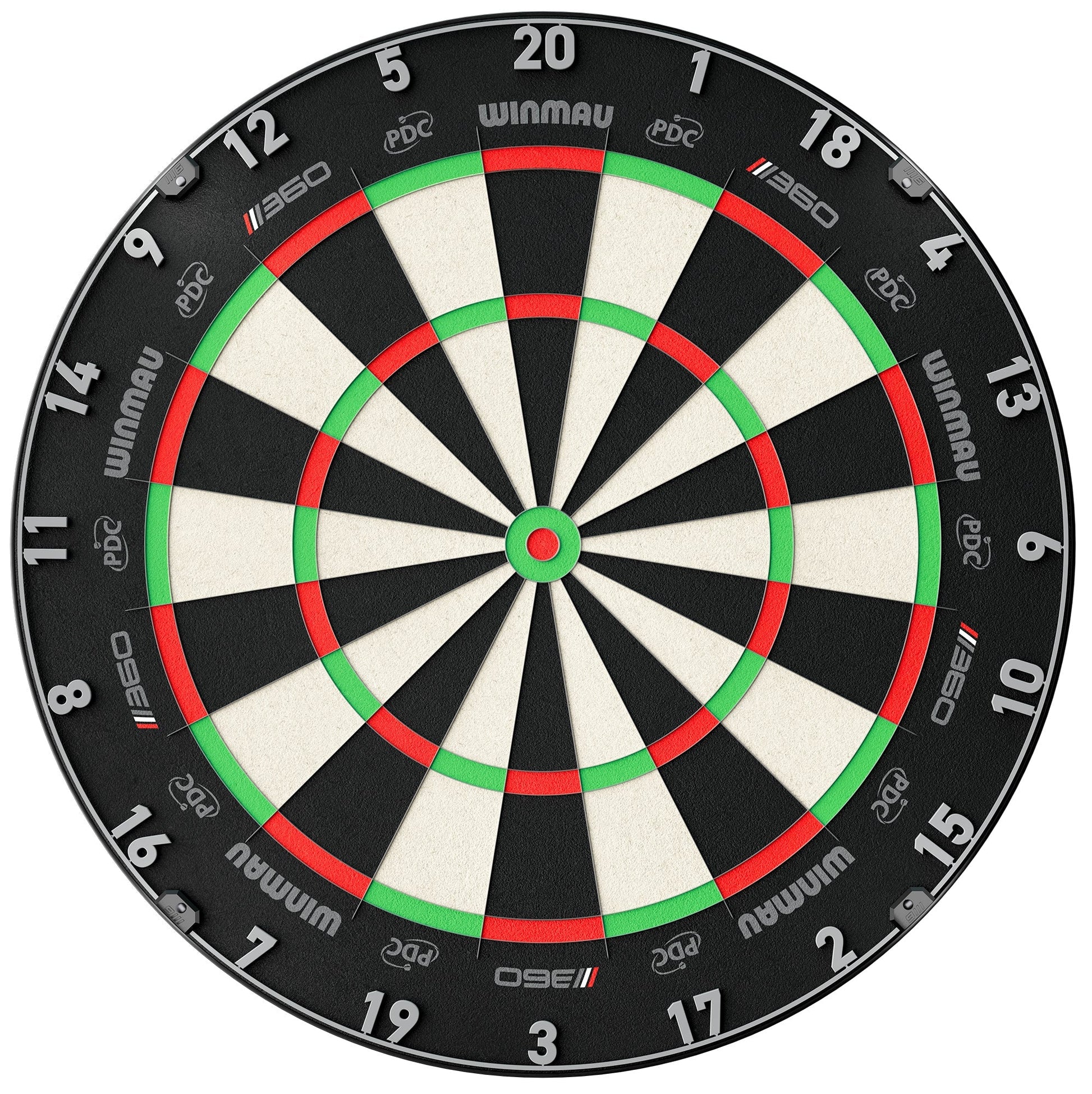 Winmau Blade 360 Triple Core Dartboard mit PDC Standardmaßen und hochwertigem Sisal