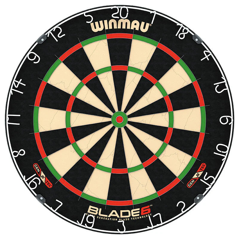 Winmau Blade 6 Dartscheibe in offizieller PDC Turnierqualität mit hochwertigem Sisal