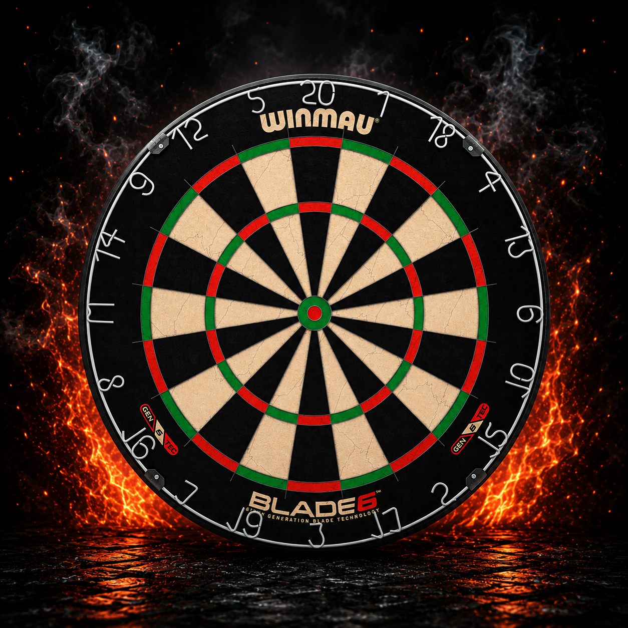 Professionelle Winmau Blade 6 Dartscheibe für Training Liga und Turnier
