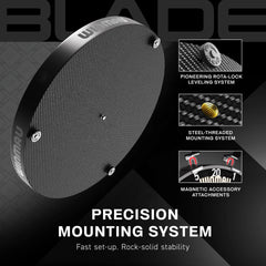 Rückseite und Montage der Winmau Blade X Dartscheibe