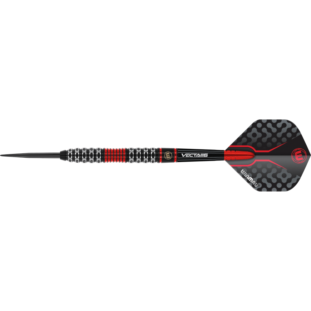 Detailaufnahme des präzisen Barrel Grips der Joe Cullen SE Darts